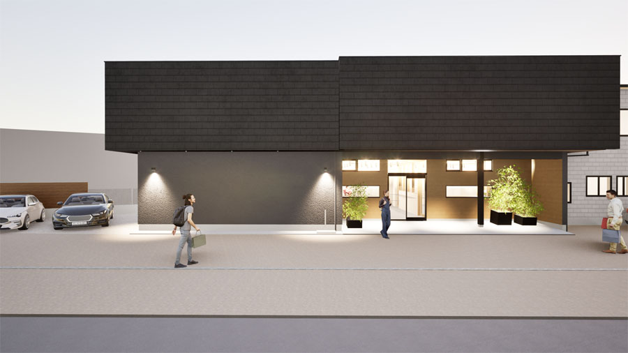 大田原のアクアリウムショップ リノベーション