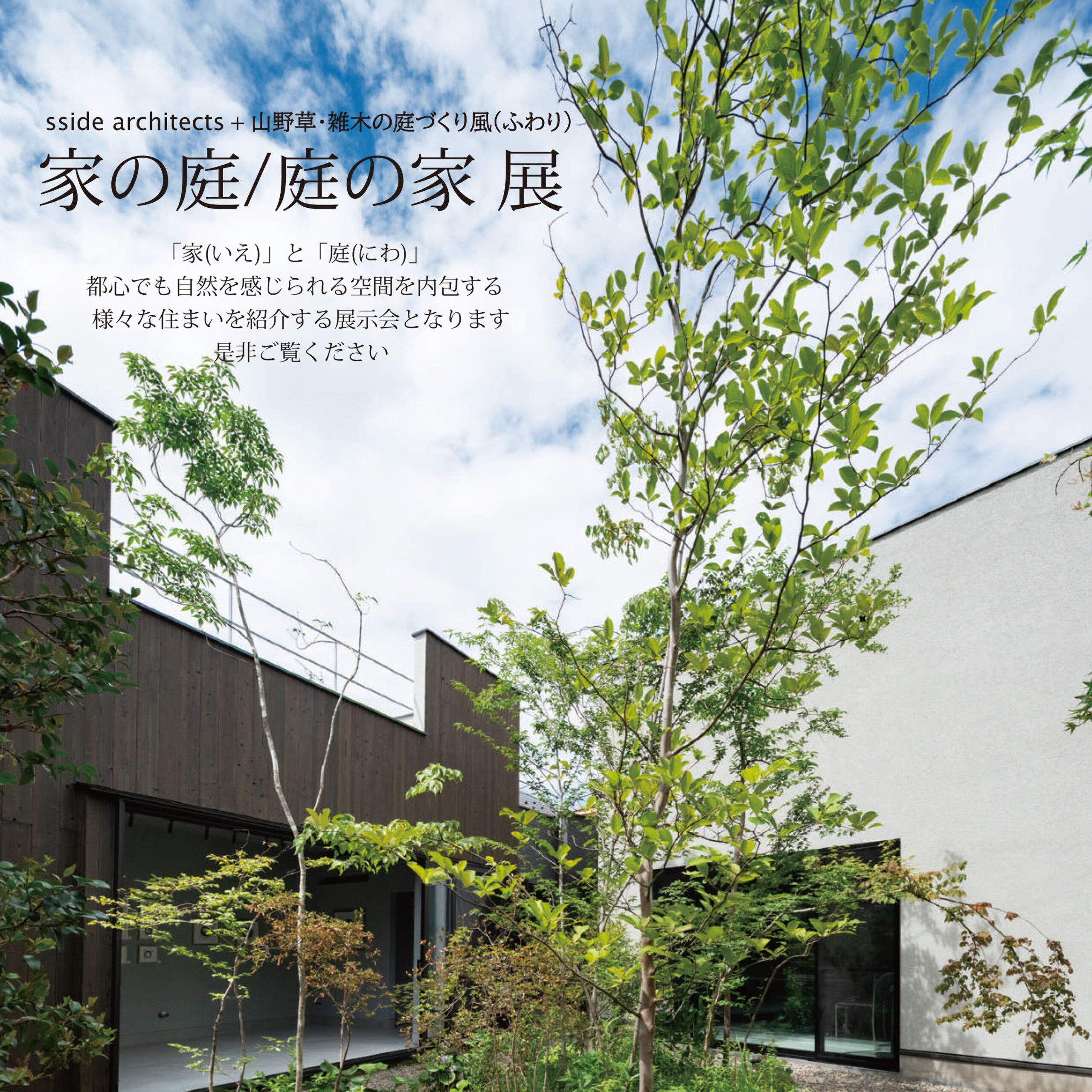 家の庭/庭の家 展」を開催しました - sside建築設計事務所
